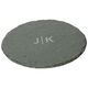 Green 11-inch Round Slate Serving Board Image 3 of 3